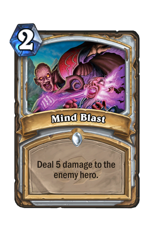 Mind Blast Hearthstone kártya