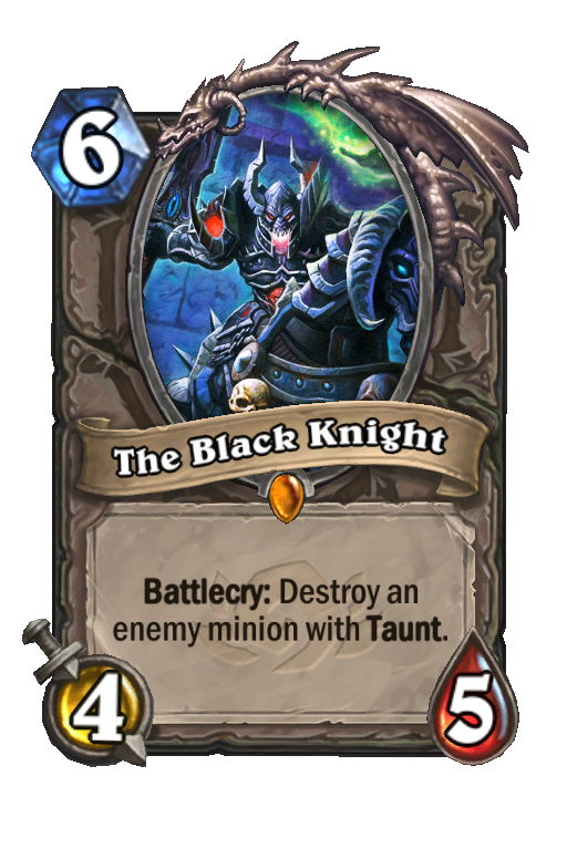 The Black Knight Hearthstone kártya