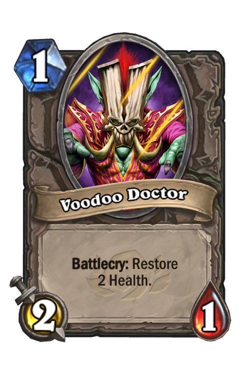 Voodoo Doctor Hearthstone kártya