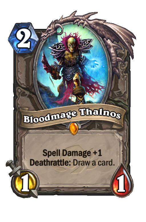 Bloodmage Thalnos Hearthstone kártya