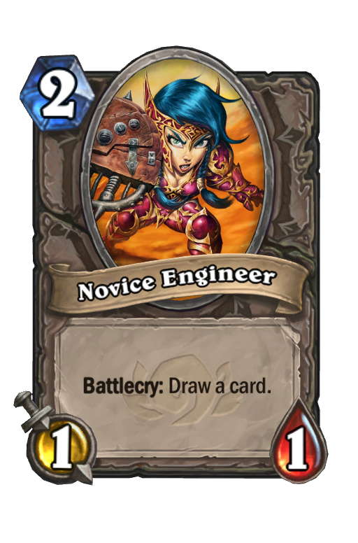 Novice Engineer Hearthstone kártya