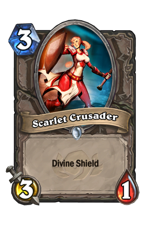 Scarlet Crusader Hearthstone kártya