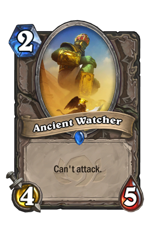 Ancient Watcher Hearthstone kártya