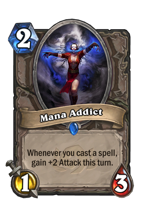 Mana Addict Hearthstone kártya