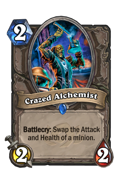 Crazed Alchemist Hearthstone kártya
