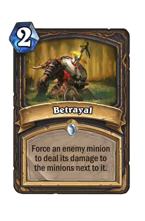 Betrayal Hearthstone kártya