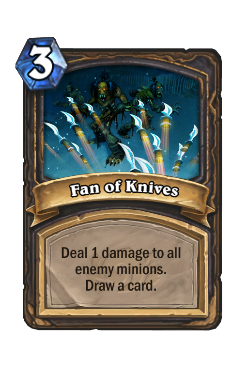 Fan of Knives Hearthstone kártya