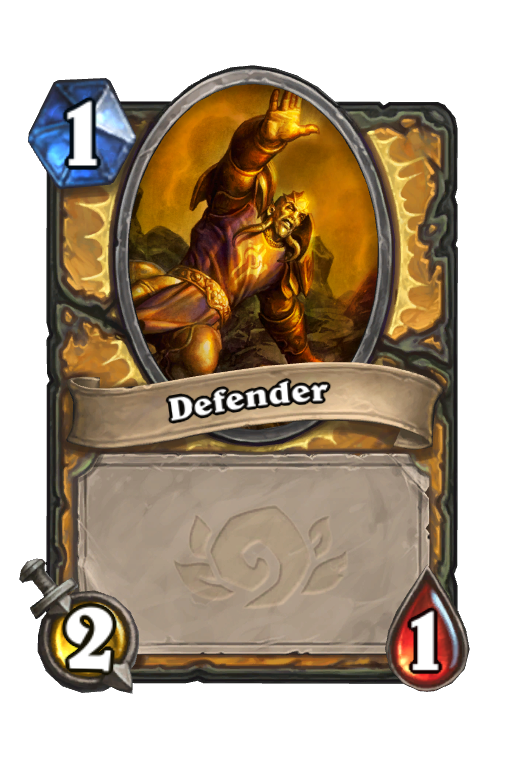 Defender Hearthstone kártya