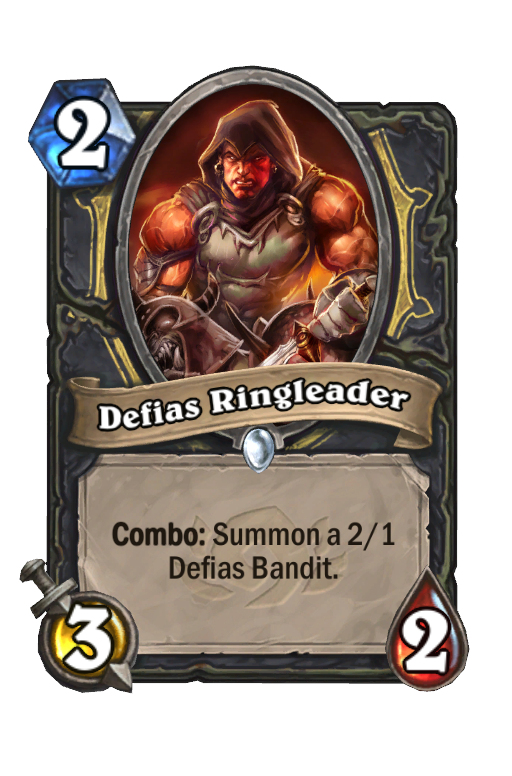Defias Ringleader Hearthstone kártya