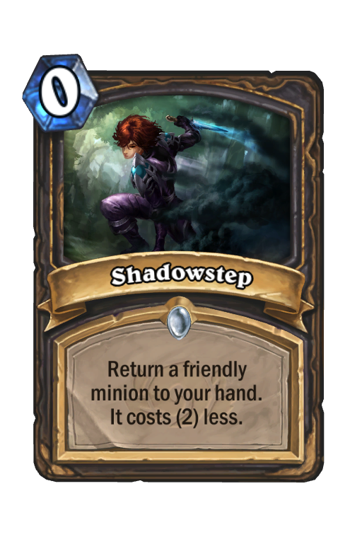 Shadowstep Hearthstone kártya