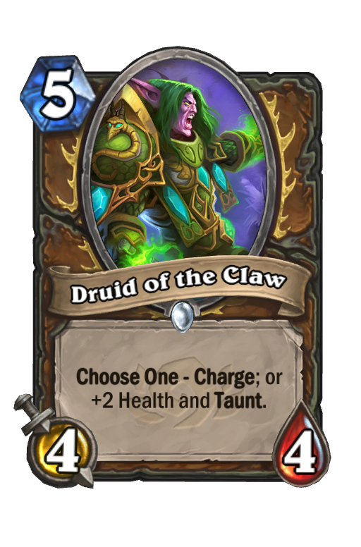 Druid of the Claw Hearthstone kártya