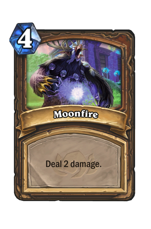 Moonfire Hearthstone kártya