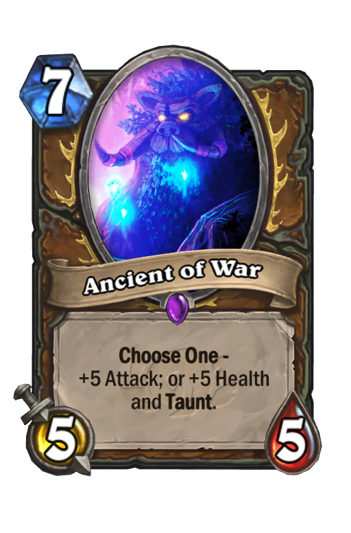 Ancient of War Hearthstone kártya