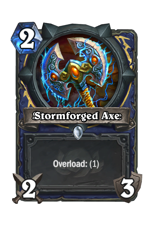 Stormforged Axe Hearthstone kártya