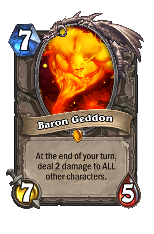 Baron Geddon Hearthstone kártya