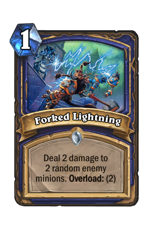 Forked Lightning Hearthstone kártya