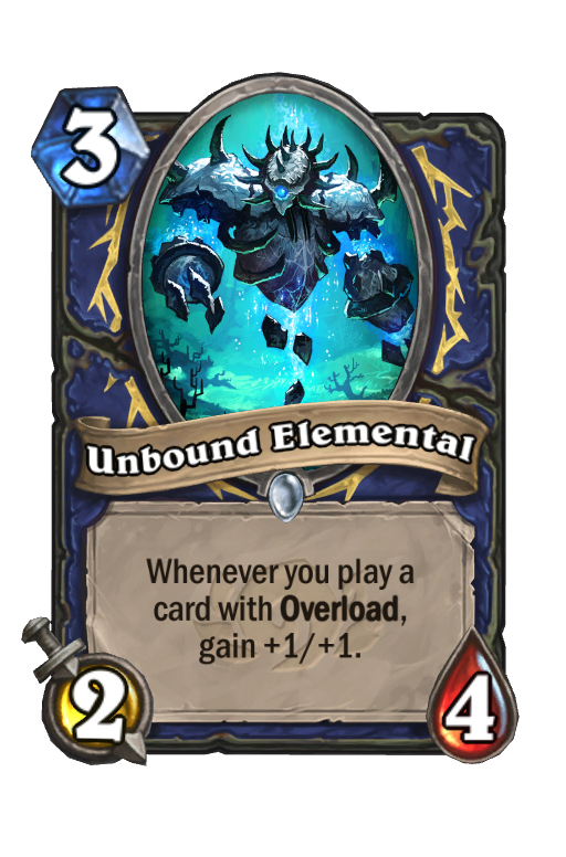 Unbound Elemental Hearthstone kártya