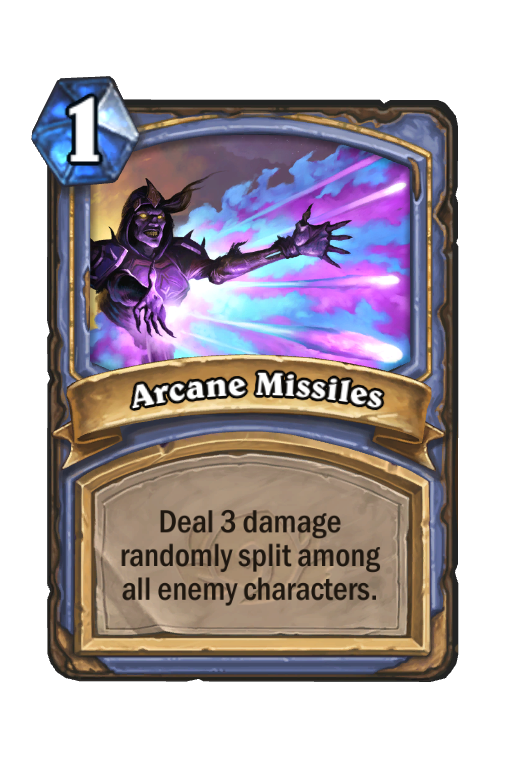 Arcane Missiles Hearthstone kártya