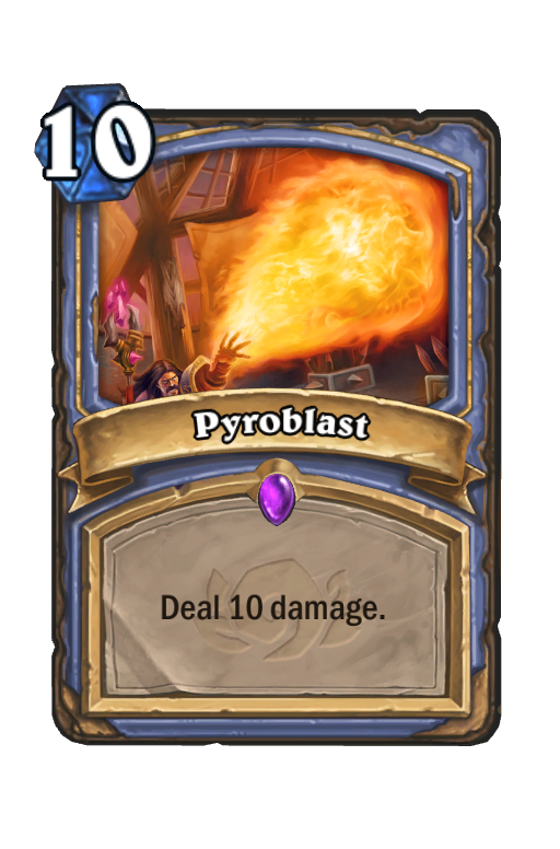 Pyroblast Hearthstone kártya