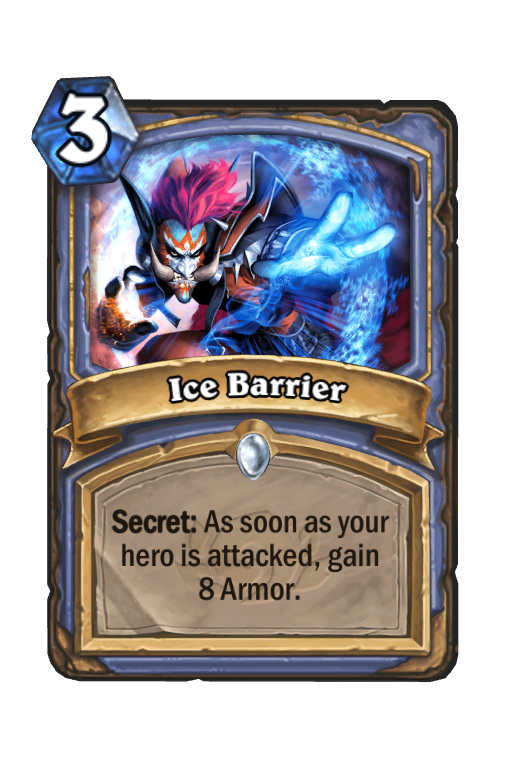 Ice Barrier Hearthstone kártya