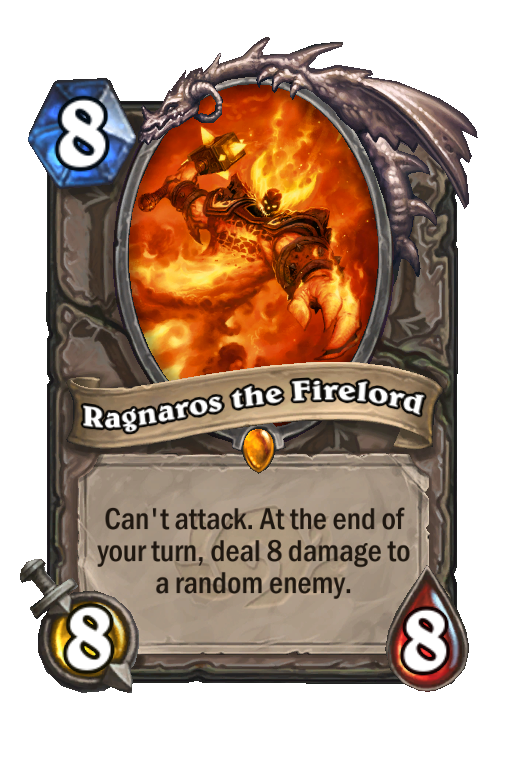 Ragnaros the Firelord Hearthstone kártya