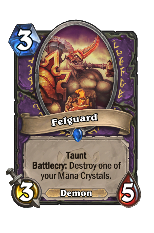 Felguard Hearthstone kártya