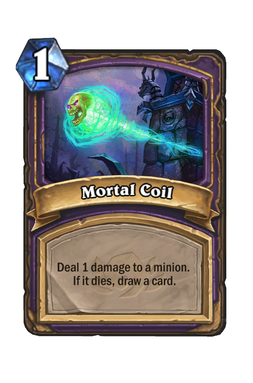 Mortal Coil Hearthstone kártya