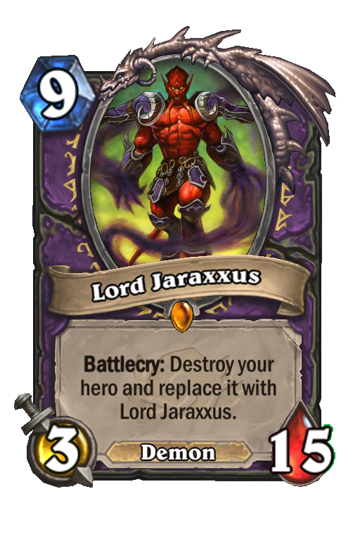 Lord Jaraxxus Hearthstone kártya