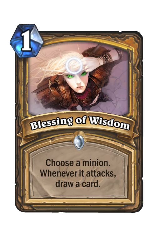 Blessing of Wisdom Hearthstone kártya