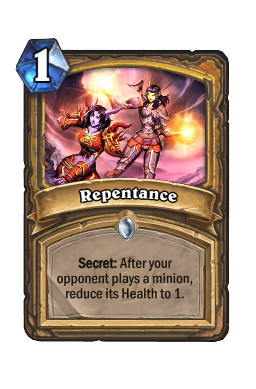 Repentance Hearthstone kártya