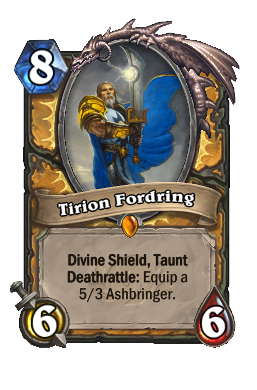 Tirion Fordring Hearthstone kártya