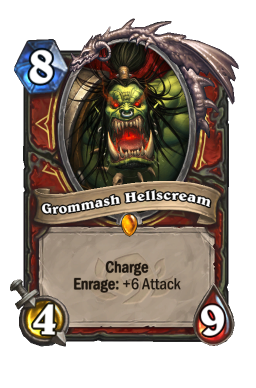 Grommash Hellscream Hearthstone kártya