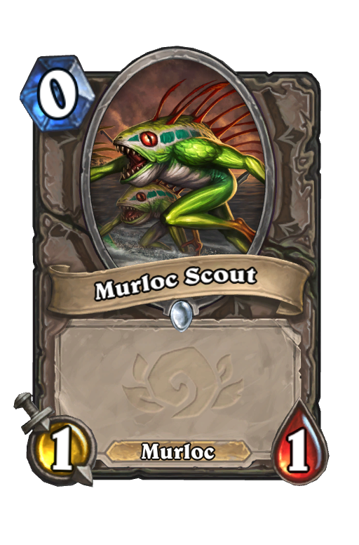 Murloc Scout Hearthstone kártya