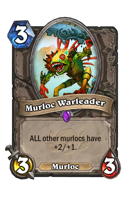 Murloc Warleader Hearthstone kártya