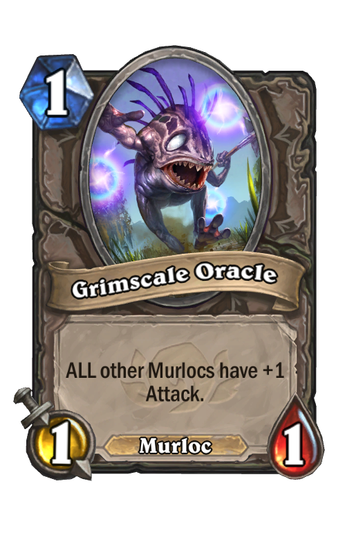 Grimscale Oracle Hearthstone kártya