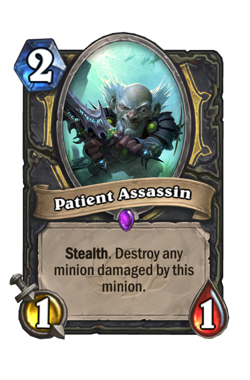 Patient Assassin Hearthstone kártya