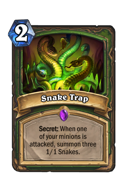 Snake Trap Hearthstone kártya