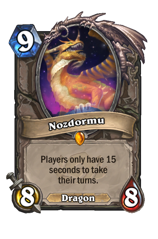Nozdormu Hearthstone kártya