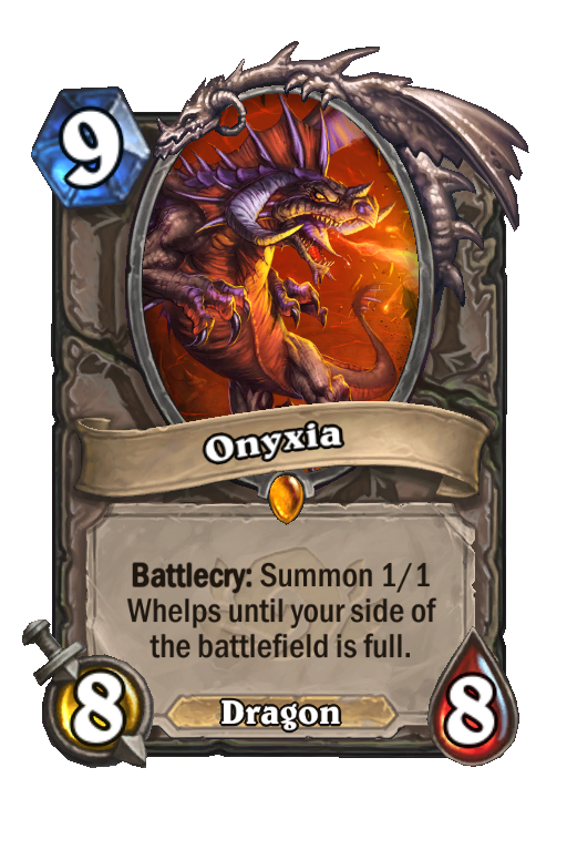 Onyxia Hearthstone kártya