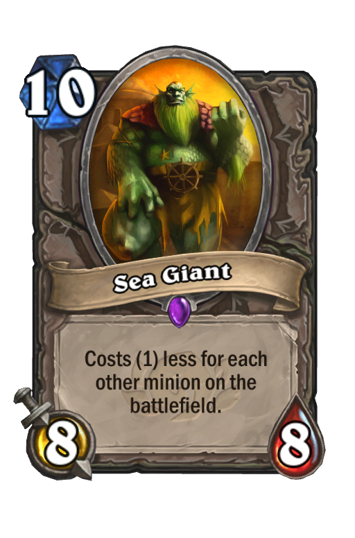 Sea Giant Hearthstone kártya