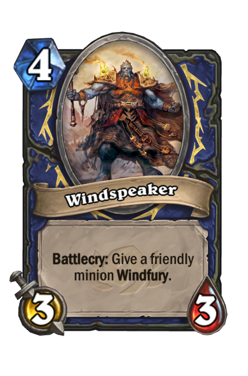 Windspeaker Hearthstone kártya