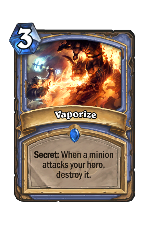 Vaporize Hearthstone kártya