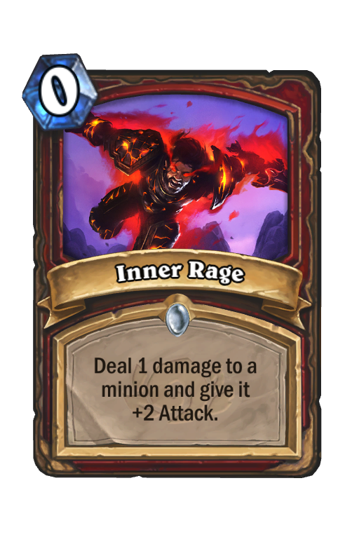 Inner Rage Hearthstone kártya