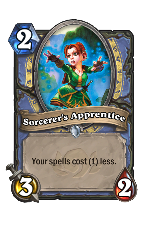 Sorcerer's Apprentice Hearthstone kártya
