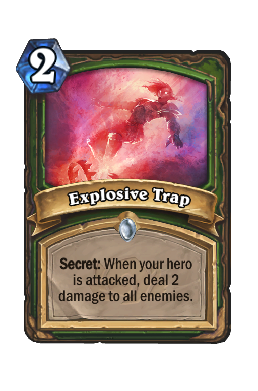 Explosive Trap Hearthstone kártya