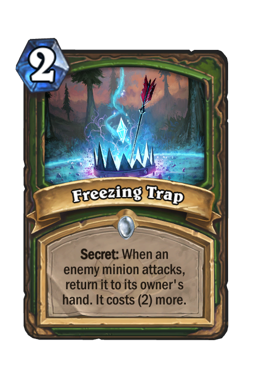 Freezing Trap Hearthstone kártya