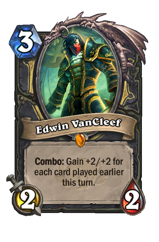 Edwin VanCleef Hearthstone kártya