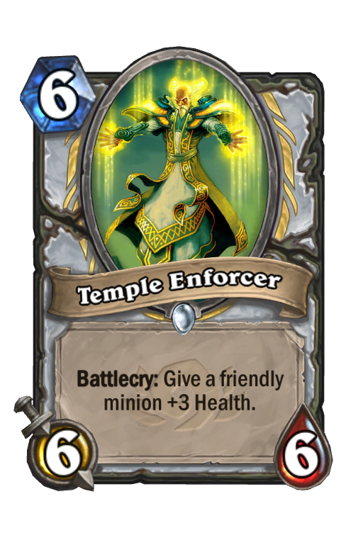 Temple Enforcer Hearthstone kártya