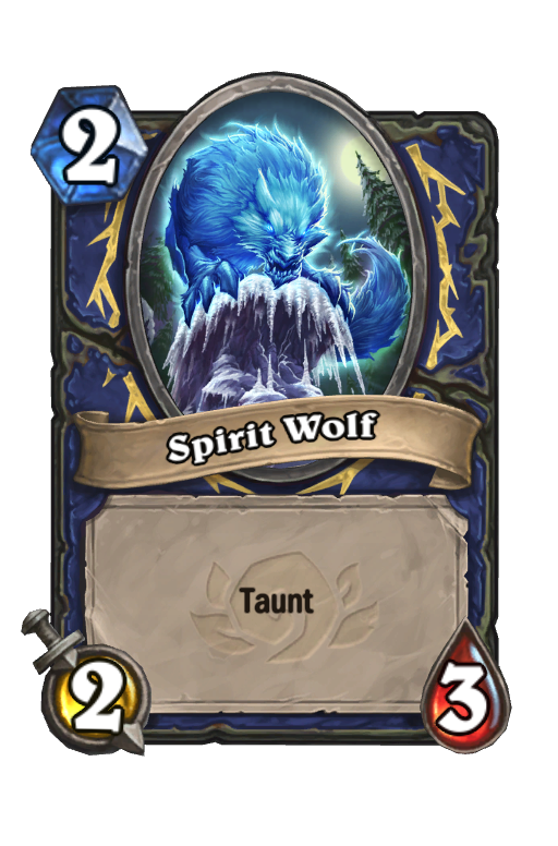Spirit Wolf Hearthstone kártya