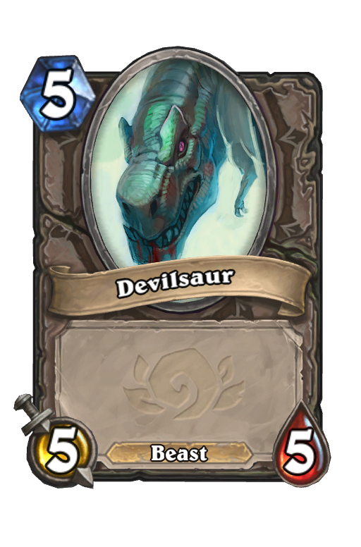 Devilsaur Hearthstone kártya